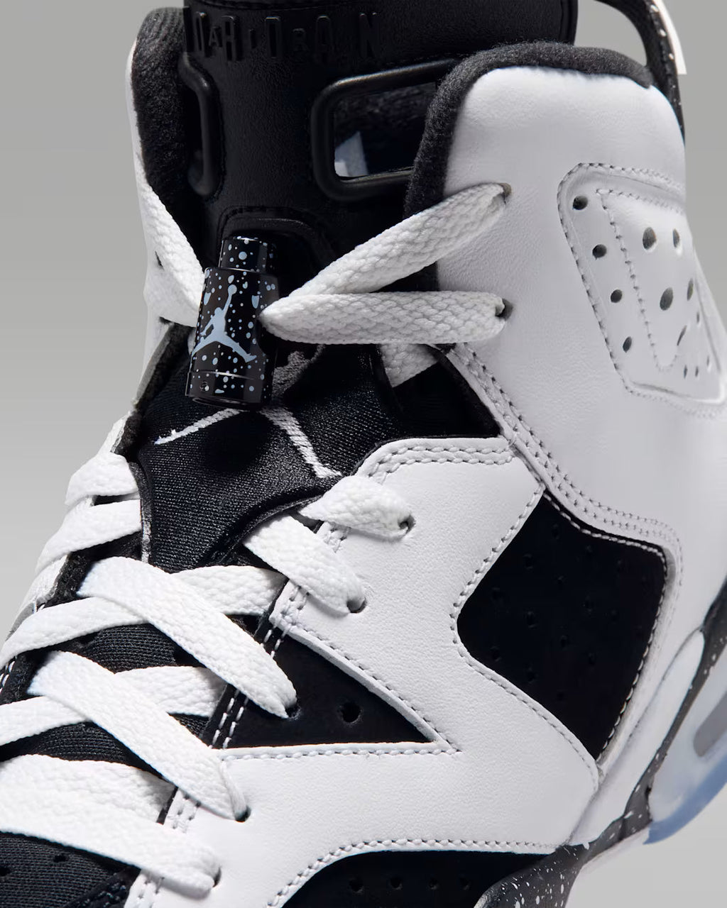 Big Kid's Air Jordan 6 Retro Oreo White/Black 384665-108