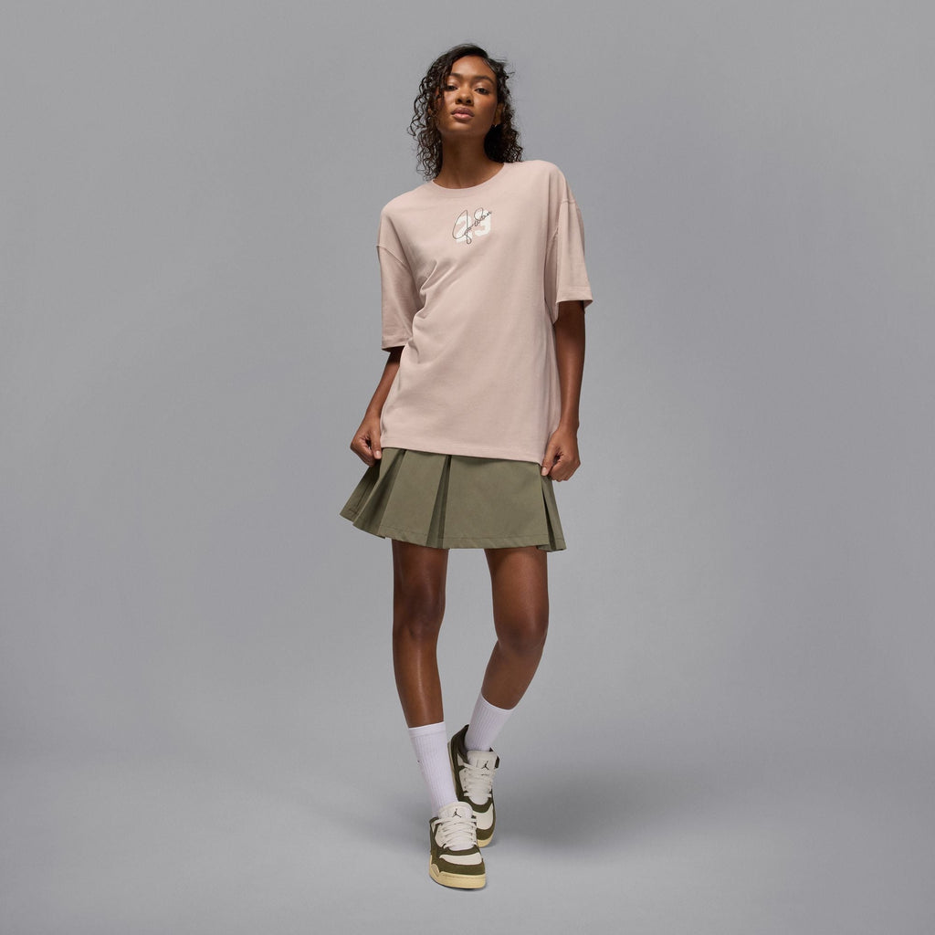 Women's Jordan Essentials Short-Sleeve Graphic T-Shirt - Fossil Stone