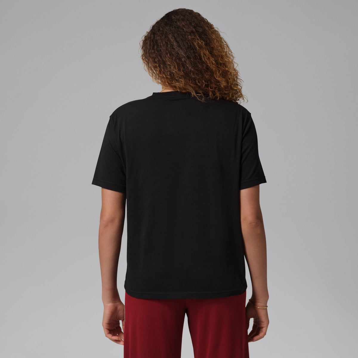 Womens Jordan Lips Graphic T-Shirt - Black/White