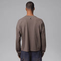 Men's Air Jordan M J Oversized Long Sleeve Tee - Cave Stone