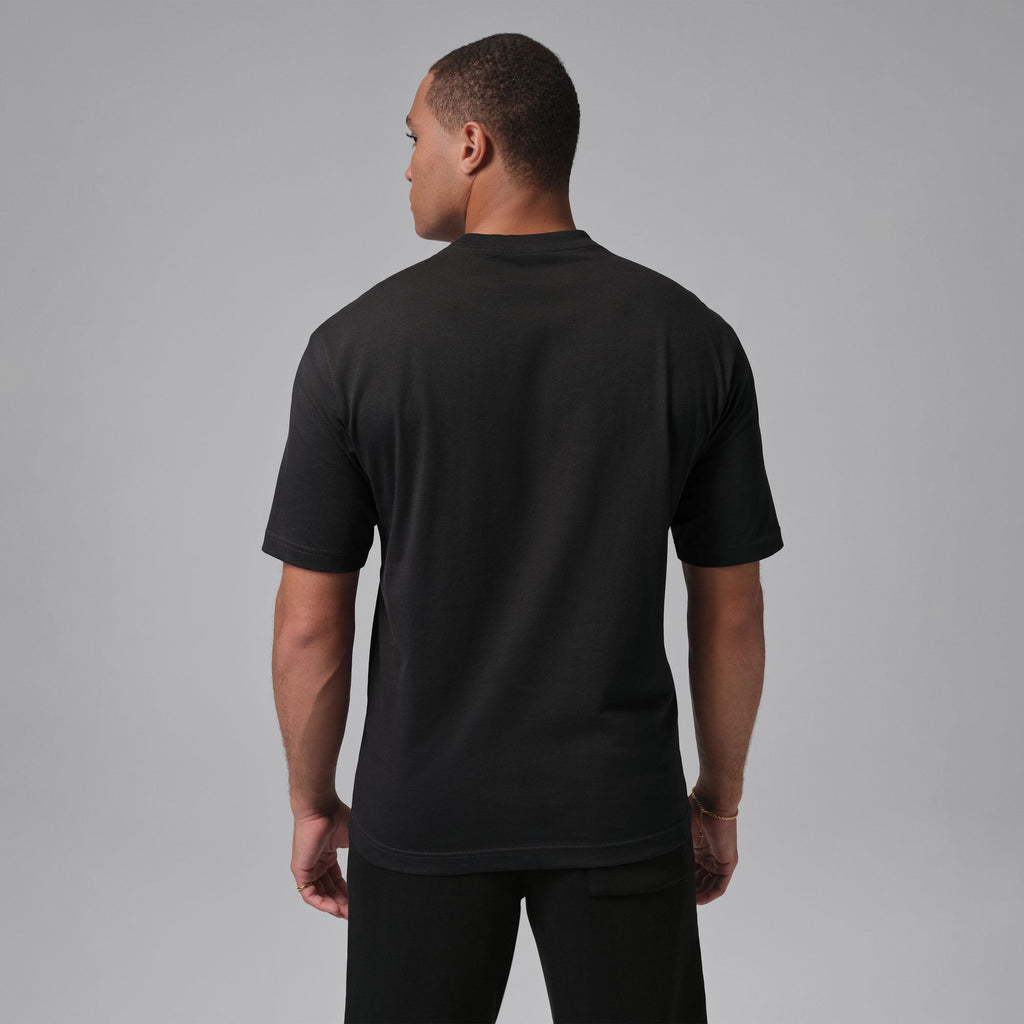 Men's Jordan Hand Graphic T-Shirt - Off Noir/Infrared 23