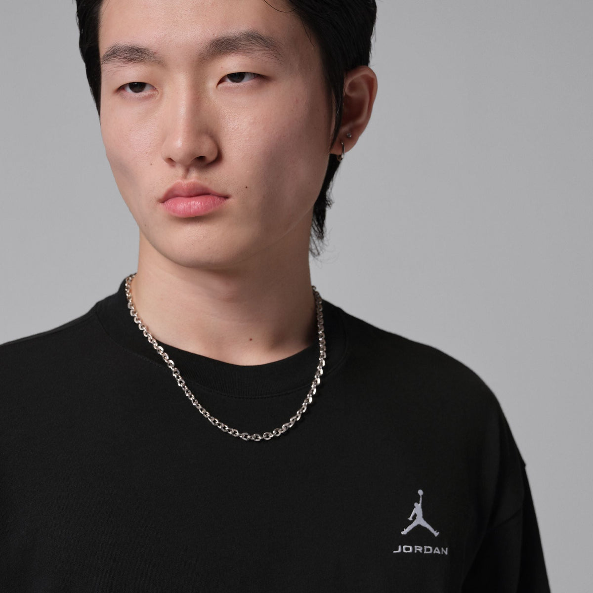 Men's Jordan Oversized T-Shirt - Black/White