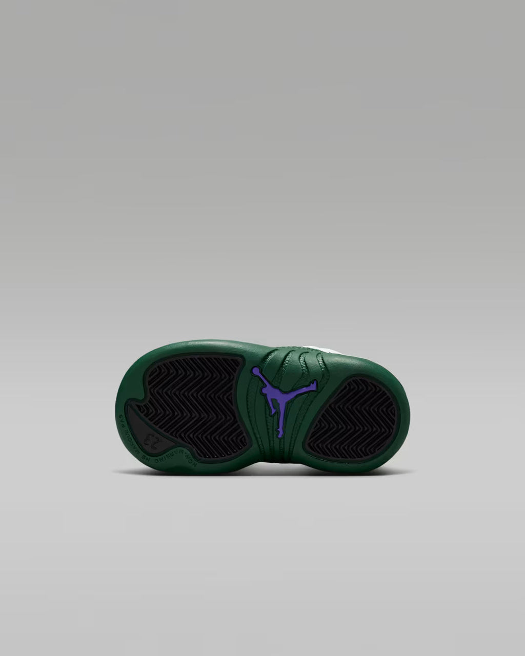 Toddler Air Jordan 12 Retro Bucks Summit White/Gorge Green-Black-Fierce Purple 850000-103