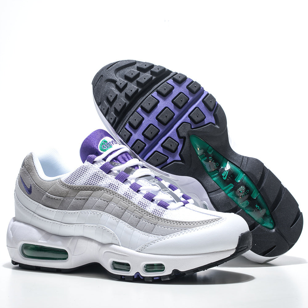 Nike Air Max Sneakers – White, Grey & Purple