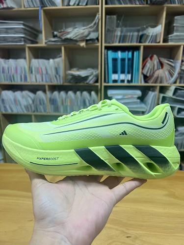 Adidas Neon Green Lace-Up Sneakers