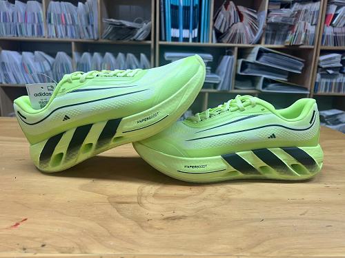 Adidas Neon Green Lace-Up Sneakers